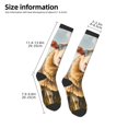 thumbnail image 4 of Fotbe Cute Prairie Sheep Herd print Women's Men's Novelty Crew Socks Cotton Socks Knee High Socks for Walking,Running,Nurses,Pregnancy, 4 of 8