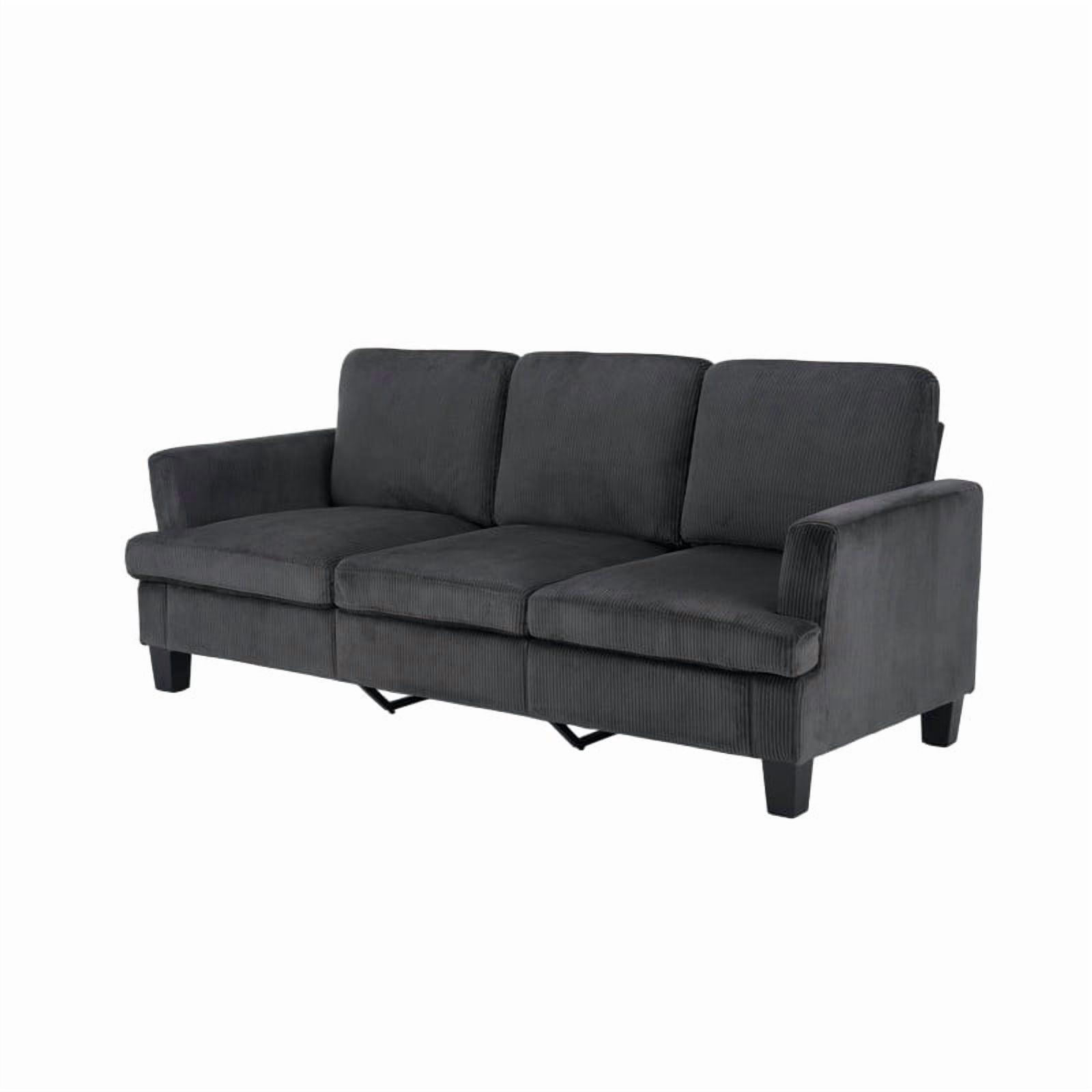 84" Modern 3-Seater Sofa, Upholstered Couch with Washable Covers and 25.6'' Deep Seat, Comfy Sofa Couch for Living Room, Bedroom, Apartment, Office