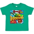 thumbnail image 3 of Inktastic I'm Four Comic Book Boys or Girls Toddler T-Shirt, 3 of 5