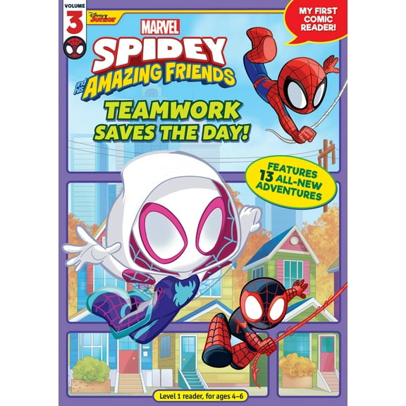 Pre-Owned Spidey and His Amazing Friends: Teamwork Saves the Day!: My First Comic Reader! (Paperback) 1368098258 9781368098250