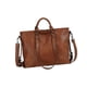 thumbnail image 3 of Bolso tote de trabajo para mujer, elegante y con compartimentos, de piel sintética, ideal para la playa o el trabajo. Marrón oscuro, 3 of 9