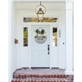 thumbnail image 2 of Welcome To My Home Door Hanging Sign 12 Inch Wooden Wall Sign, Rustic Holiday Wreath Decor for Front Door Porch Home Window Wall Farmhouse Decorations, 2 of 5