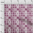 thumbnail image 2 of oneOone Georgette Viscose Purple Fabric Geometric Sewing Craft Projects Fabric Prints By Yard 42 Inch Wide, 2 of 4