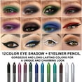 thumbnail image 6 of Livhil 12 Colorful Eyeliner Set, Waterproof Eyeliner Pencils in Colors for Women, Gel Eyeliner Pencil for Eye&Lip Liner Makeup, 6 of 8