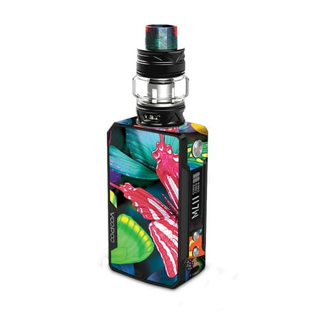 Skin for VooPoo DRAG 2 - Butterfly Party | Protective, Durable, and Unique Vinyl Decal wrap cover | Easy To Apply, Remove, and Change (Voopoo Drag Best Price)