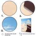 thumbnail image 3 of Designart "Mirage in the Desert III I" Landscape & Nature Floater Framed Wall Decor, 3 of 7
