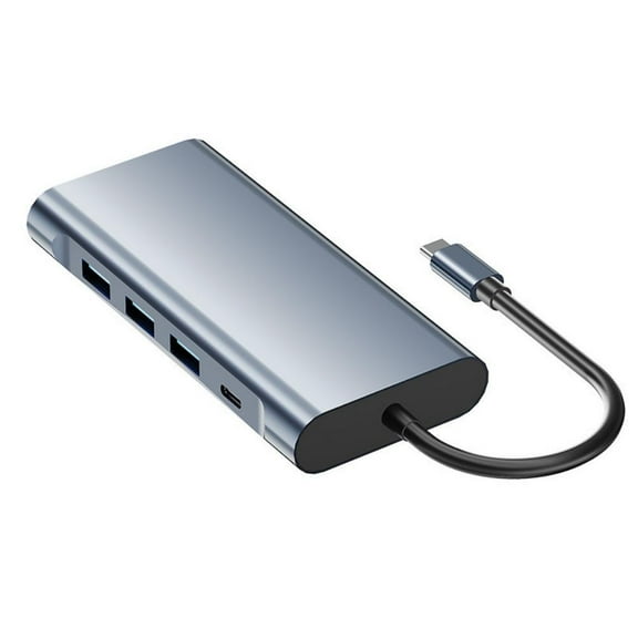 Docking Station for Laptop,Kepeak 11-in-1 USB C Hub with Dual Monitor Support, 4K HDMI-Compatible, VGA, USB 3.0 Ports, 100W PD Charging, SD/TF, Audio