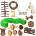 thumbnail image 2 of Innovative Wooden Set for Hamsters, Combining Fun with Dental Care Benefits, 2 of 3