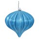 thumbnail image 1 of Adorno colgante Vickerman de 5,7 pulgadas con forma de cebolla brillante, color turquesa, paquete de 3, 1 of 1