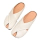 thumbnail image 1 of Zapatillas de mujer con punta redonda cerrada para evitar resbalones, zapatillas informales suaves que absorben los golpes para primavera y otoño, Beige 36, 1 of 8