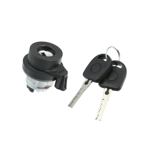 Unique Bargains Ignition Switch Steering Lock Cylinder w/ 2 Keys 1T0-905-855-A for Volkswagen Tiguan for Audi A3 TT