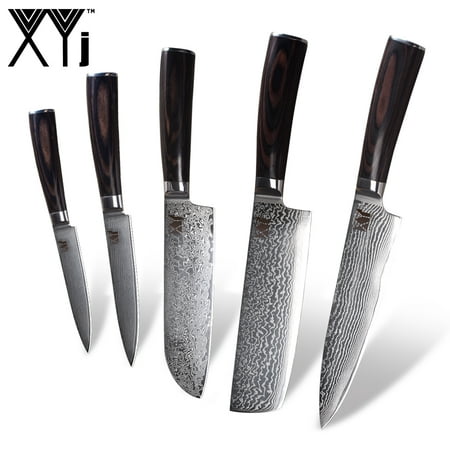 XYj Damascus Steel Kitchen knife 8