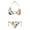 Abstract Pattern Prints, variant on Elastic Bikini Set Halloween Bat Pattern Plus Size Chic Quick Drying Women Casual Bikini Set