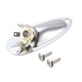 thumbnail image 2 of Unique Bargains 1/4 Inch Guitar Loaded Mono Output Jack Plate Input Socket for  Stratocaster Strat ST/SQ Electric Guitar,Silver, 2 of 4