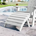 thumbnail image 6 of WINSOON Folding Adirondack Ottoman Outdoor Ottoman, White, 6 of 6