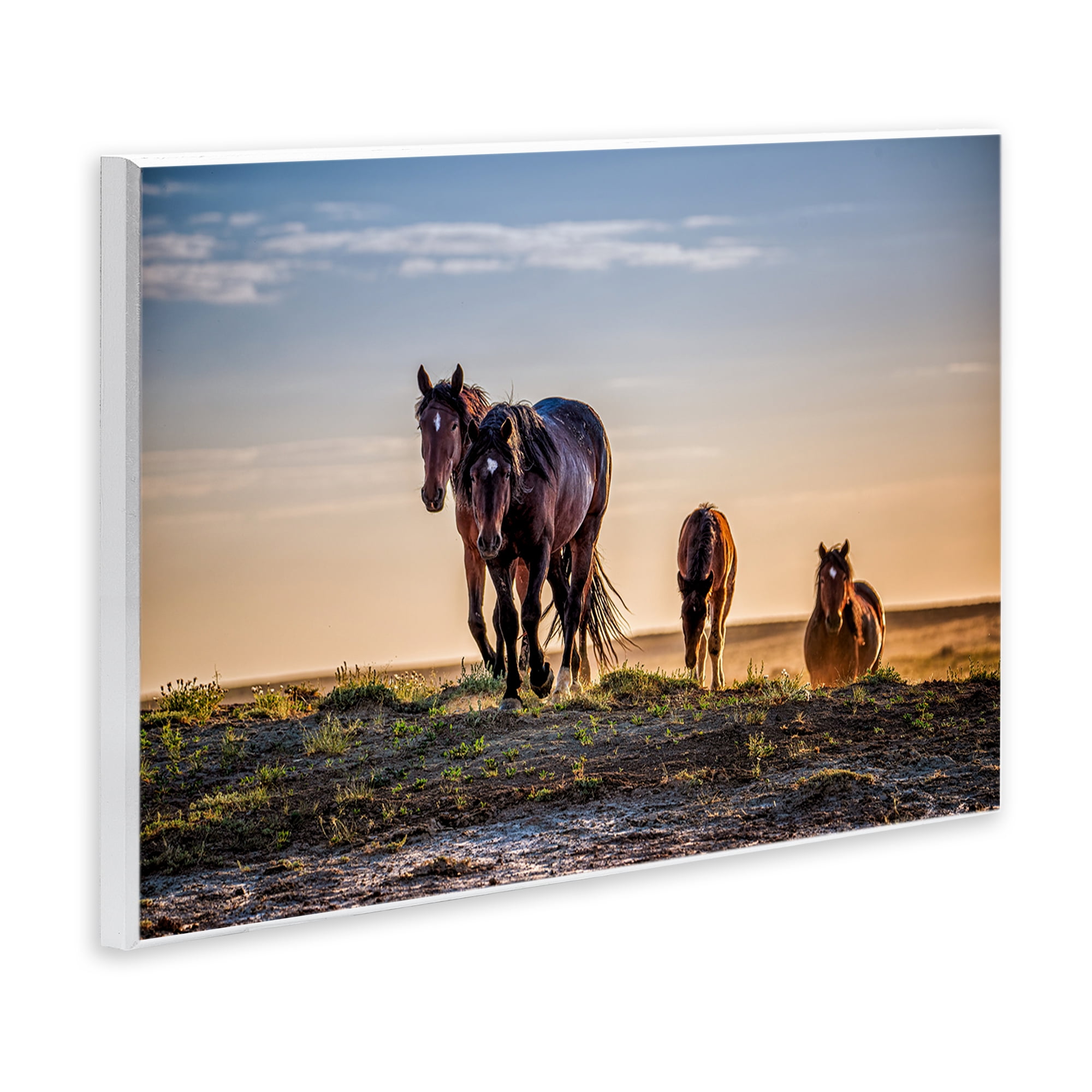 Stupell Industries Horses Coming Home Wall Plaque Art, design by Tim West