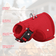thumbnail image 5 of MoNiBloom Cat Harness for Walking, Escape Proof Soft Adjustable Kitten Vest Harnesses for Pet Cats, Easy Control Mesh Breathable, Red M, 5 of 8