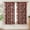 Burgundy Red, variant on Vintage Sage Green Curtains 96 Inch Length Linen Toile de Jouy Light Filtering French Country Window Curtain for Living Room Bedroom Rod Pocket Victorian Window Treatments Drapes,2 Panels,Q3