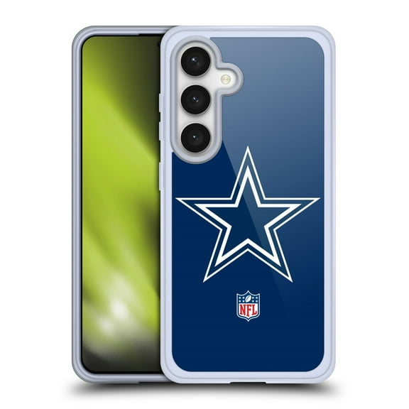 Head Case Designs NFL Dallas Cowboys Logo Plain Soft Gel Case for Samsung Galaxy S24 5G
