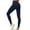 Navy, variant on qolati Leggings for Women Thick High Waist Yoga Pants Seamless Tummy Control Workout Athletic Running Gym Leggings