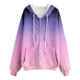 thumbnail image 5 of Lightweight Women's Zipper Hooded Cardigan With Pockets Casual Jacket For Everyday Wear And Outdoor Activities plus Size Western Wear Women plus Size Outerwear Winter for Women Jacket Women Anorak 2xl, 5 of 5