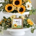 thumbnail image 4 of Wooden Sunflower Decor, Summer Sunflower Sign, Positive Decorative Signage Indoor Table Wall Office Desk Mantel Rustic Farmhouse Decorations for Home, 4 of 7