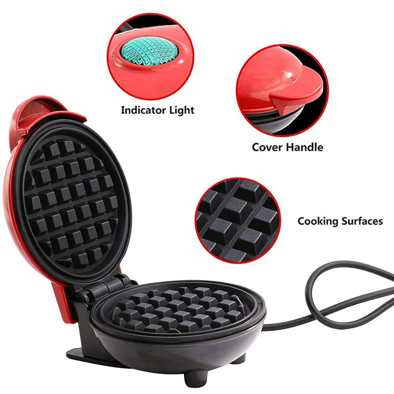 DASH Mini Maker Electric Round Griddle for Individual Pancakes, Cookies,  Eggs & other on the go Breakfast, Lunch & Snacks with Indicator Light +