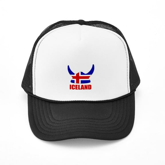 CafePress - Icelandic Viking Iceland - Adjustable Unisex Printed Trucker Hat with Mesh Back