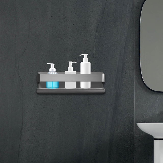Estantes Flotantes Para El Hogar, Cocina, Organizador De Ducha Multifuncional A Prueba De Herrumbre, Gris, 20cm gris 20cm BLESIY Organizador de ducha