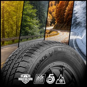Mastertrack M-TRAC 4S All Weather 225/60R17 103V 3PMSF Extra Load Passenger Tire 225/60/17(Tire Only) Sansujyuku sansujyuku.com