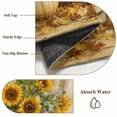 thumbnail image 3 of Thanksgiving Area Rug 5x7 Washable Rug Non Slip Farmhouse Pumpkin Sunflowers Maple Bird Large Area Rug Soft Stainresistant Indoor Floor Carpet for Living Room Bedroom Home Office Dining Room Nursery, 3 of 9