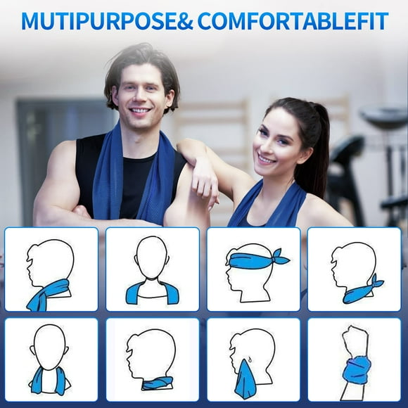 Ruiboury 3pack/lot Soft And Breathable Chilly Towel Cool Anywhere Anytime Comfortable Cooling Towels For Neck
