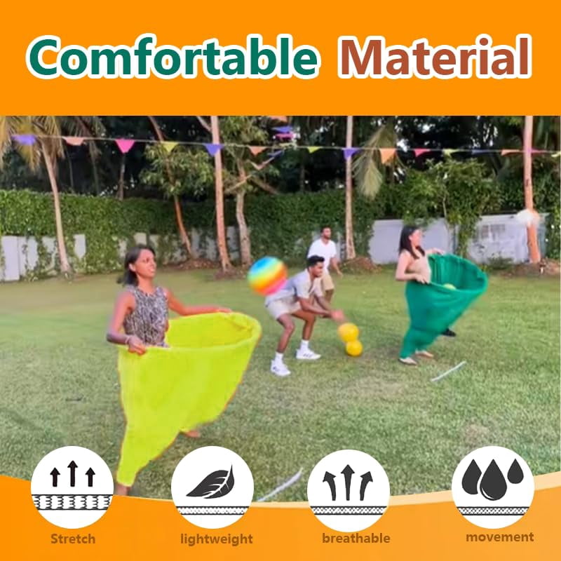 Granny Pants Yard Game, Granny Pants Outdoor Party Game Granny Pants Outdoor Game with Bouncy Balls and Pump Fun Family Reunion & Adult Yard Games for Groups
