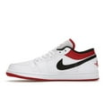 thumbnail image 2 of Jordan Men's 1 Low White University Red Black Shoes, from StockX, 2 of 5