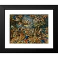 thumbnail image 2 of Joachim Wtewael 18x15 Black Modern Framed Museum Art Print Titled - A&nbsp;Banquet of the Gods, 2 of 5