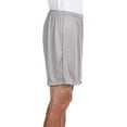 thumbnail image 4 of A4 Cooling Performance Short For Men in Silver 2011 | N5244, 4 of 4
