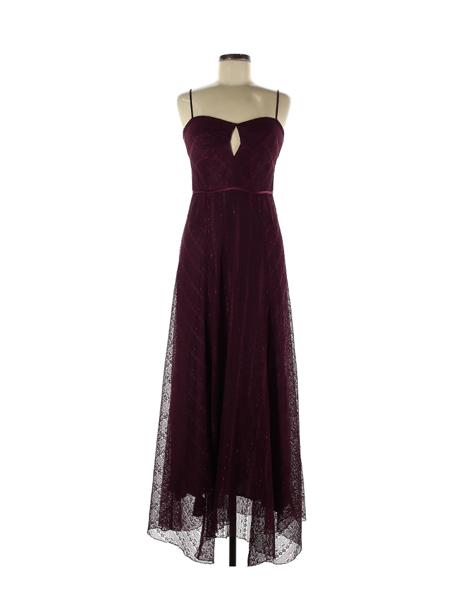 jill jill stuart floral lace slip gown