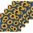 thumbnail image 2 of Brilliant Sunflower Washcloth 12x12in Set, 2 Pack Absorbent Cotton Towel Square Kitchen Dishes Towels, Soft Cleaning Face Hand Towel Fast Drying, 2 of 7