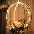 thumbnail image 6 of Zhaomeidaxi Dream Catcher Wreath Ring Garden Decoration No Burr Wedding Romantic 10 Pieces, 6 of 9