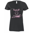 thumbnail image 2 of NanyCrafts Baseball Mom Women's V-Neck Shirt, 2 of 2