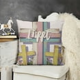 thumbnail image 2 of SHANXI Pillow Cover Striped Decorations Holiday Farmhouse Spring Pillow Case for Home Sofa Couch Decor 18x18in, 2 of 5