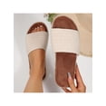 thumbnail image 2 of Women's Sandals Bohemian Open Toe Flat Beach Slide Comfortable Footwear, 2 of 10