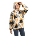thumbnail image 6 of Arvbitana Women Winter Warm Casual Pullover Cute Hoodie Design Sweatshirt Zip Up Cardigan Loose Jacket with Pockets for Outwear Loungewear, 6 of 9