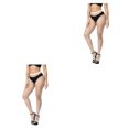 thumbnail image 1 of Maytalsory Trendy Fishnet Stockings Fit For All Body Shapes Enhancing Leg Curve Non-toxic Nylon Tights 2Set, 1 of 6