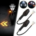 thumbnail image 3 of QHUDLV 2PCS Motorcycle LED Turn Lamps,Color Projection Flashing Lights,Sequential Running Indicators, 3 of 7