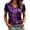 Dark Purple, variant on T Shirts for Women Women Retro Scottish Football Short Sleeve Breathable Quick Dry Sports T Shirt Outdoor Training Gym Athletic Fan Wear Top Navy S