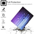thumbnail image 2 of Allytech Stand Case for Universal 6.5-7.5 inch Tablets, PU Leather Protective Folio Stand Card Slots Wallet Case for Fire 7/ LG G Pad 7.0/Voyager 7 /Android 7/ Zenpad/ Onn 7", Water Droplets, 2 of 5
