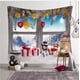 thumbnail image 1 of Tapiz de Navidad Árbol de Navidad Tela de Papá Noel Tela de pared Calcetines de Navidad Regalo de Navidad Tapiz colgante de pared Sincero  Hogar, 1 of 4