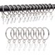 thumbnail image 1 of Curtain Rings with Hooks Rustproof Metal Drapery Rings, 1 of 4