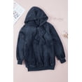 thumbnail image 1 of POGLIP Hoodie à Capuche Chaud en Fourrure pour Femmes Marine, 1 of 6